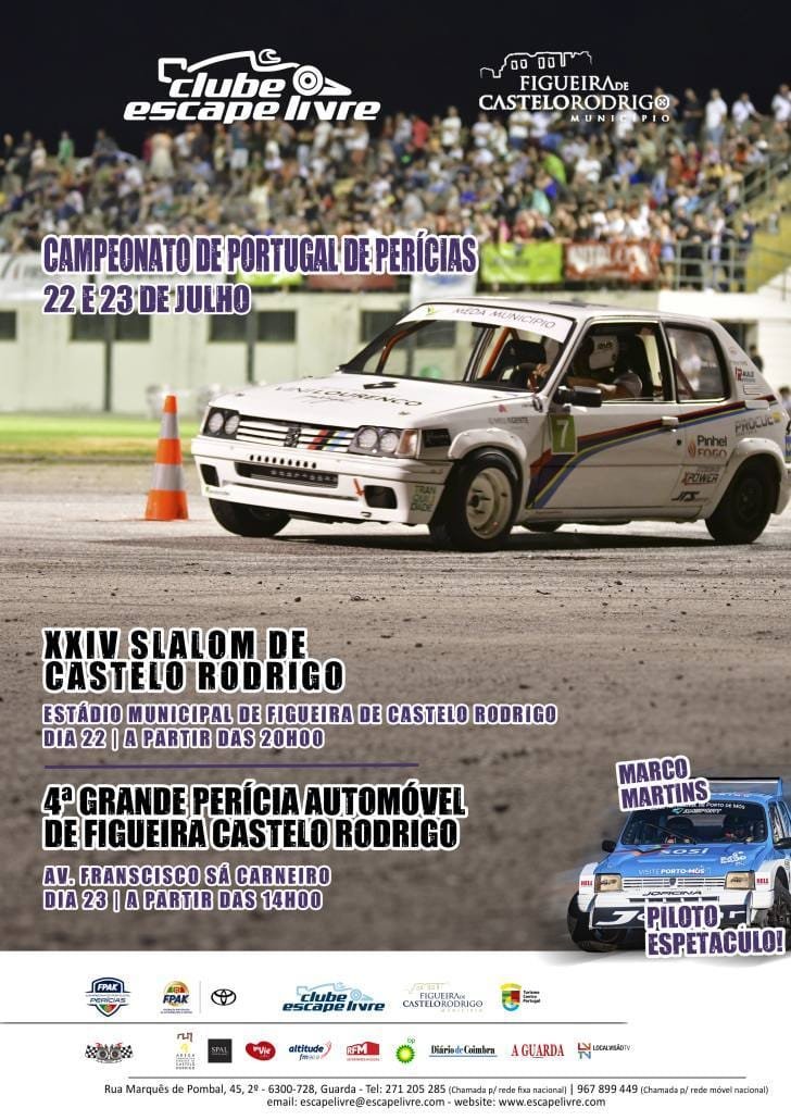 Cartaz Slalom Castelo Rodrigo 2023